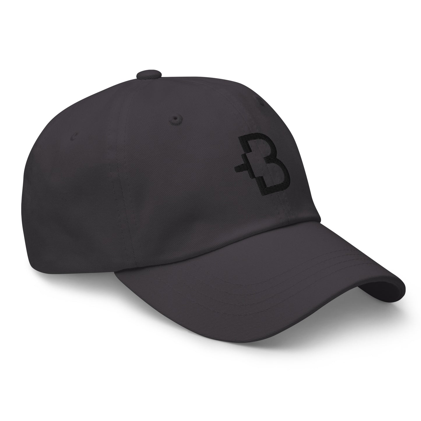 Just +B Black Line Hat Storm Grey