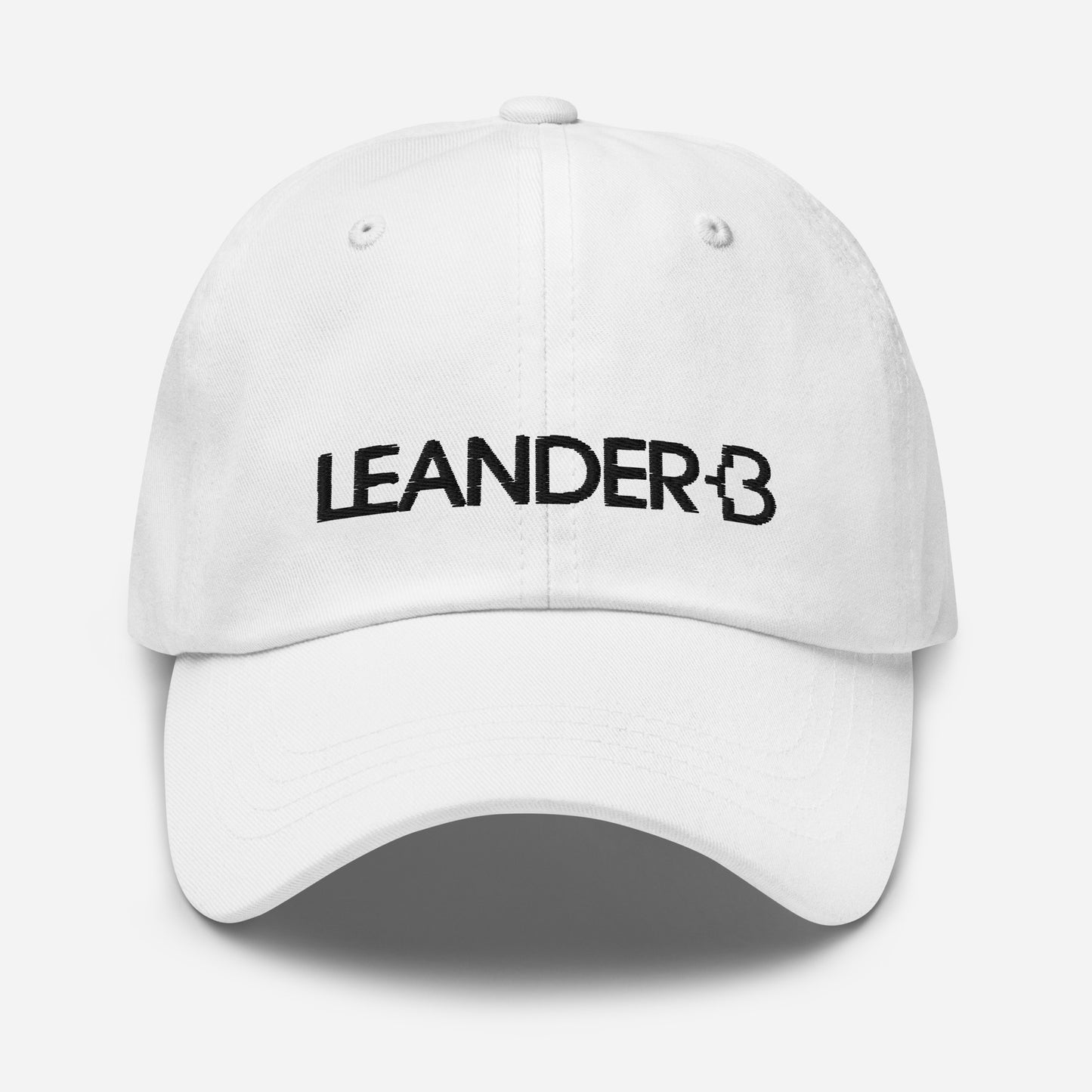 Leander +B Black Line Hat White