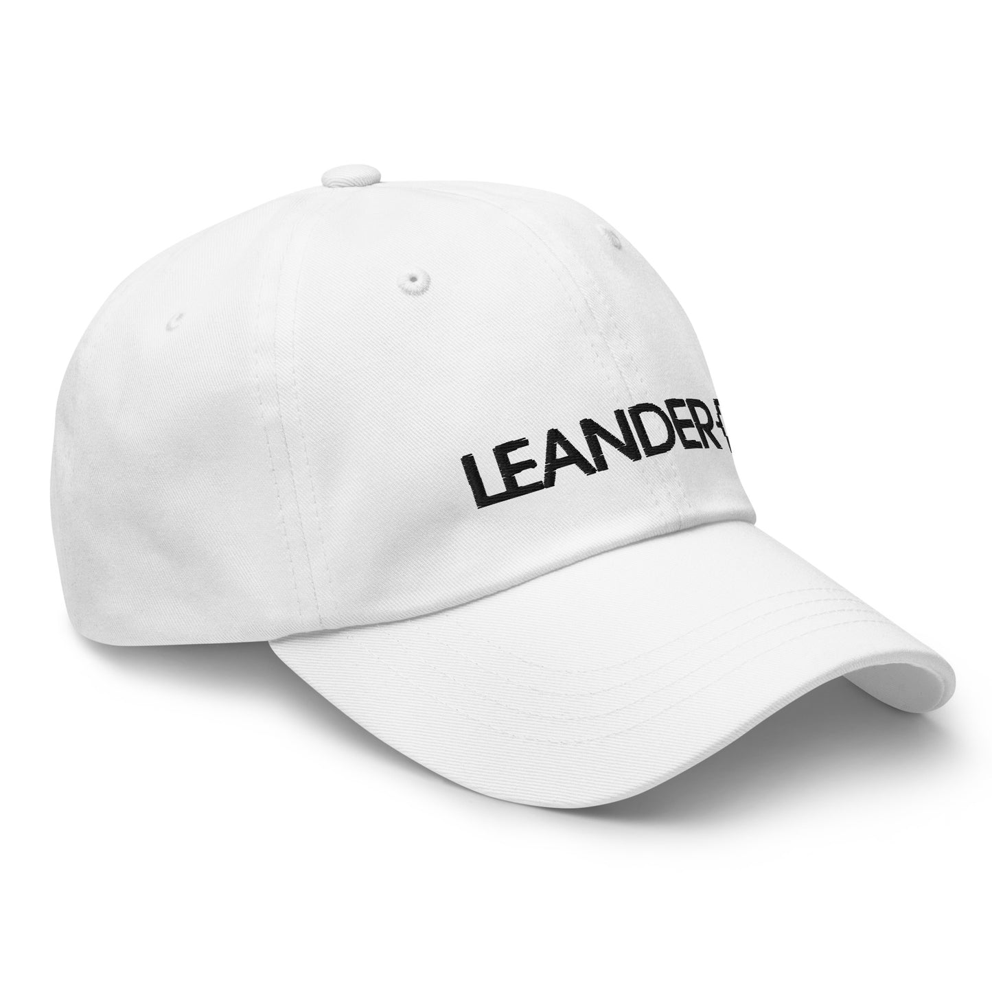 Leander +B Black Line Hat White