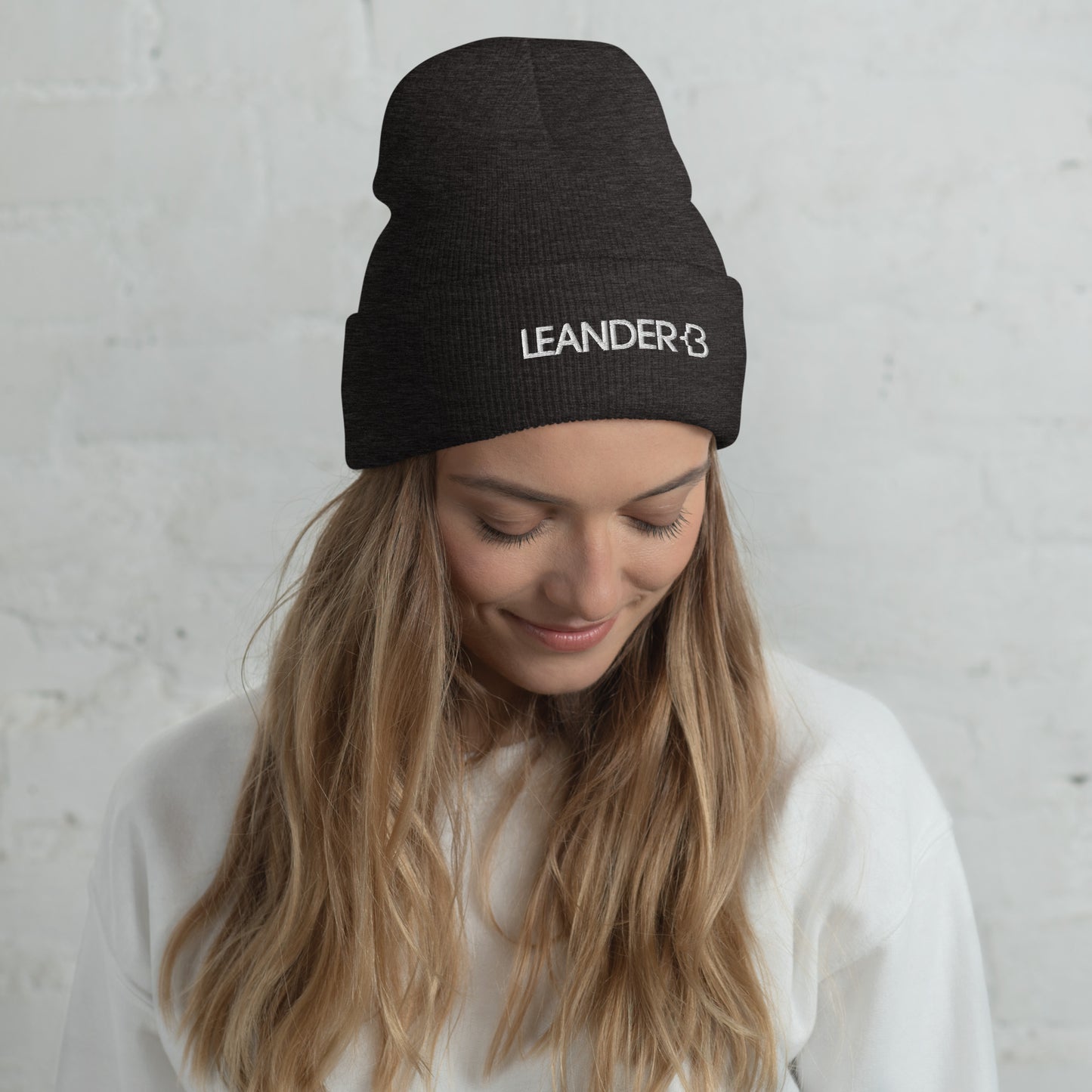 Leander + B Cuffed Beanie Storm Grey