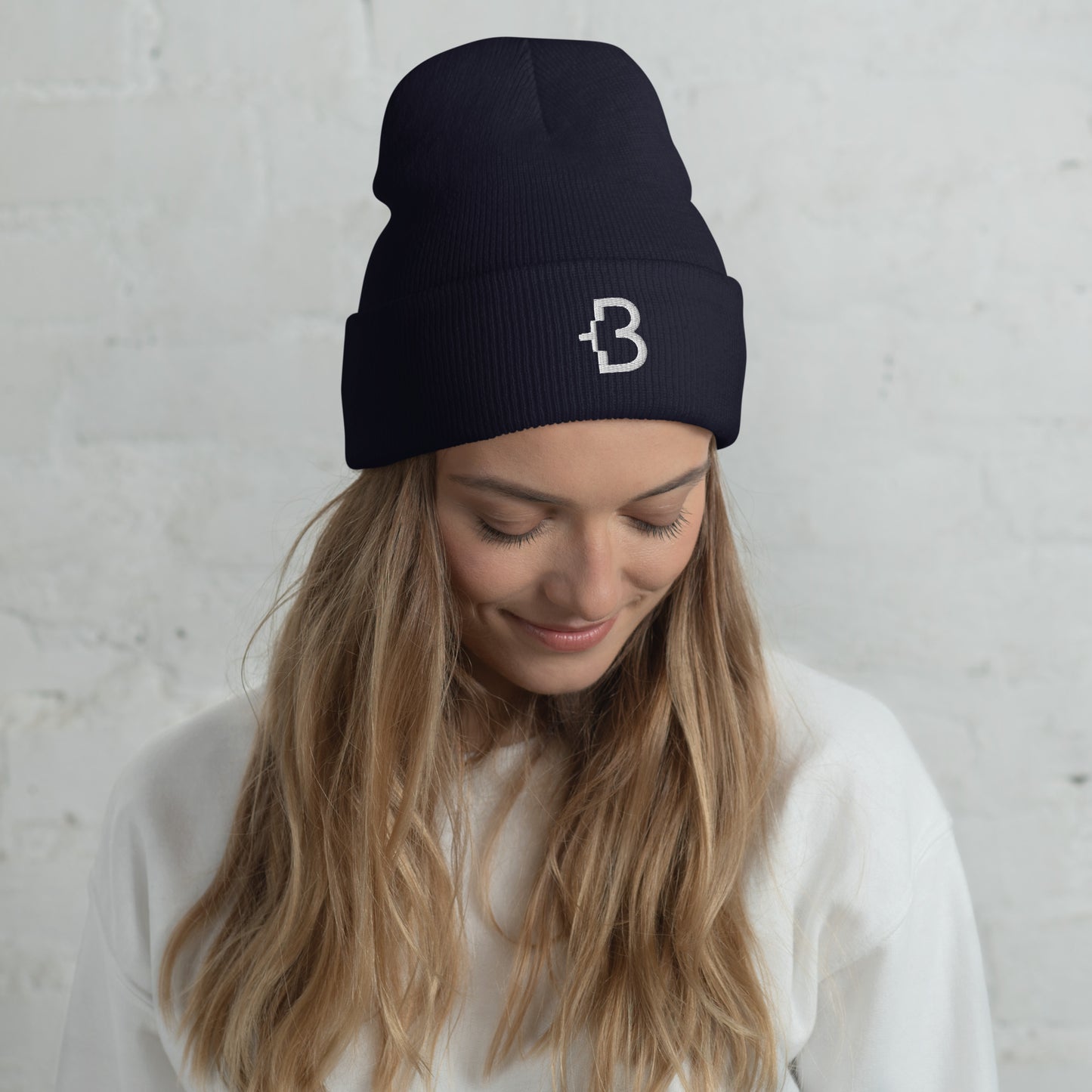 Just +B Cuffed Beanie Navy