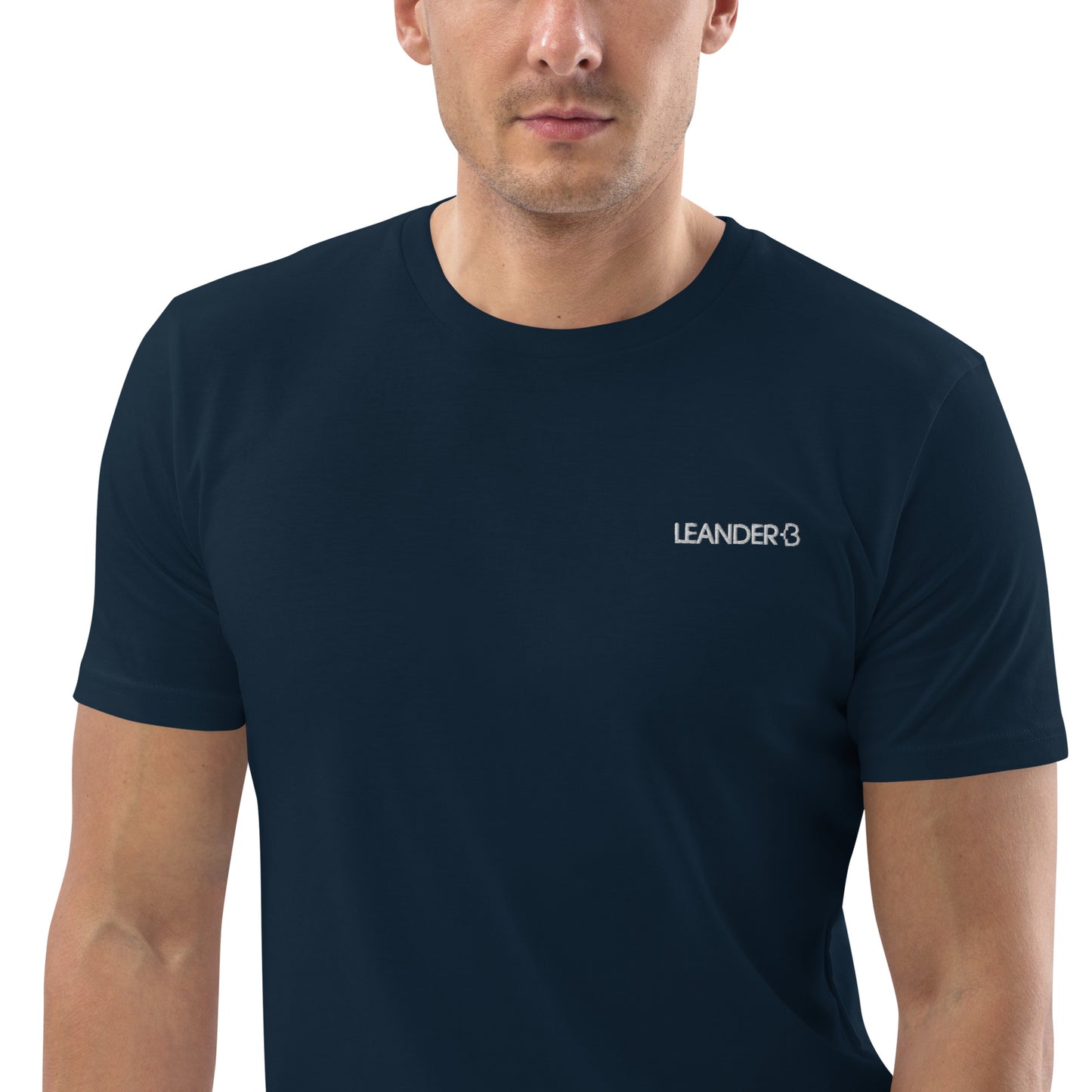 Leander +B Cotton T-Shirt Navy