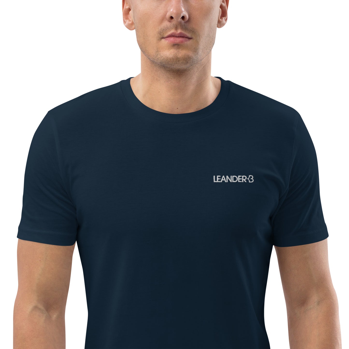 Leander +B Cotton T-Shirt Navy