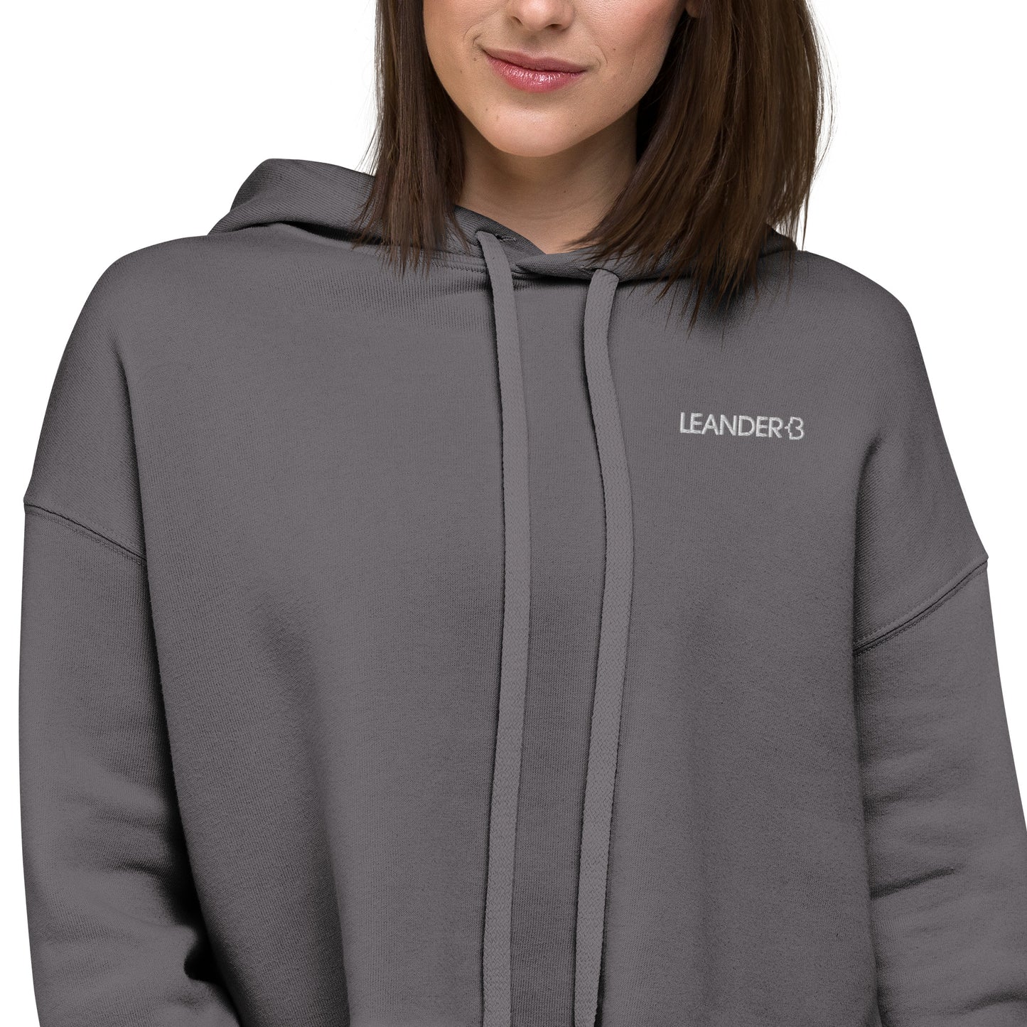 Leander+B Crop Hoodie